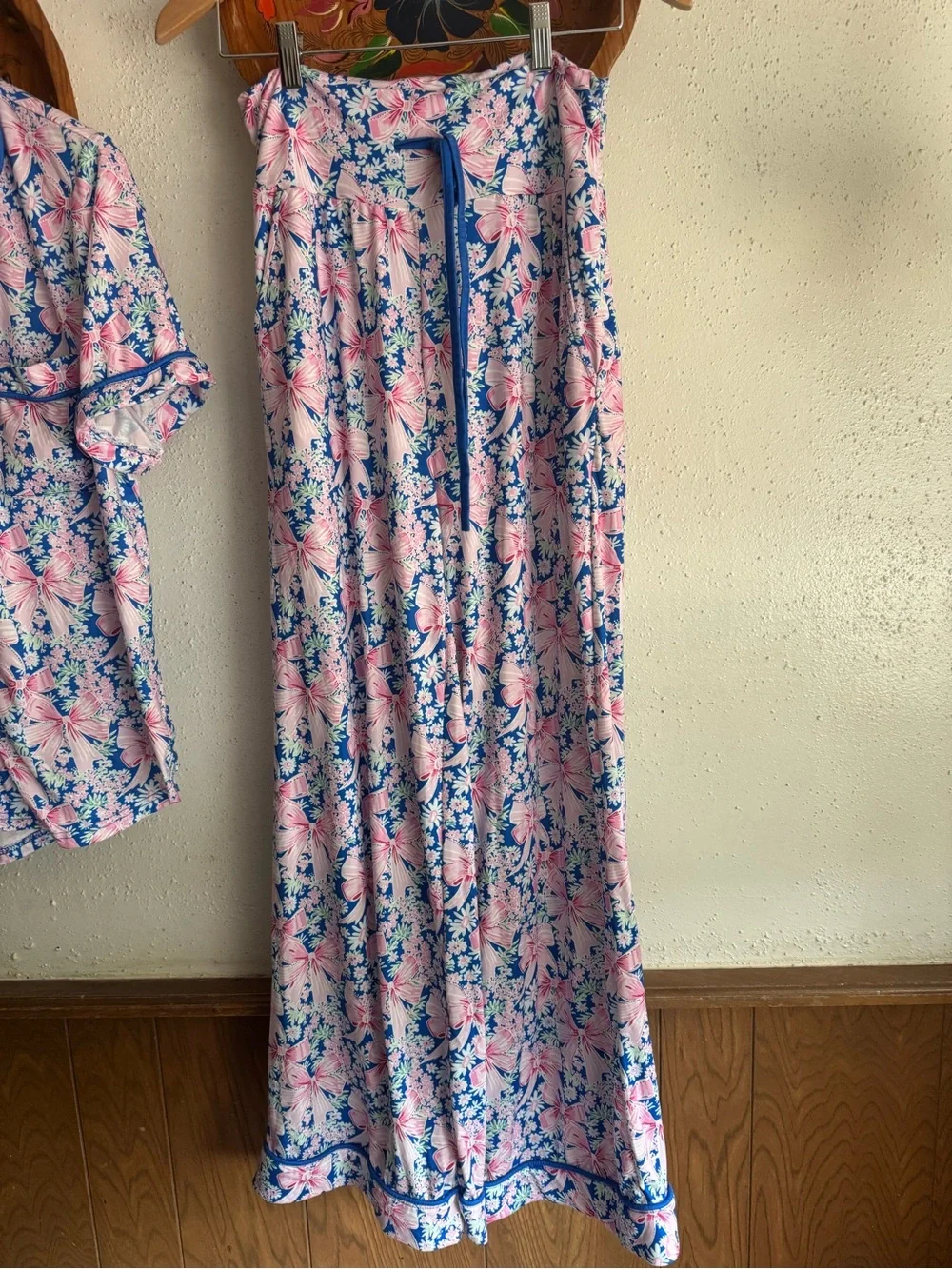 Jordann Jammies Floral Pink & Blue Women's Pajama Set